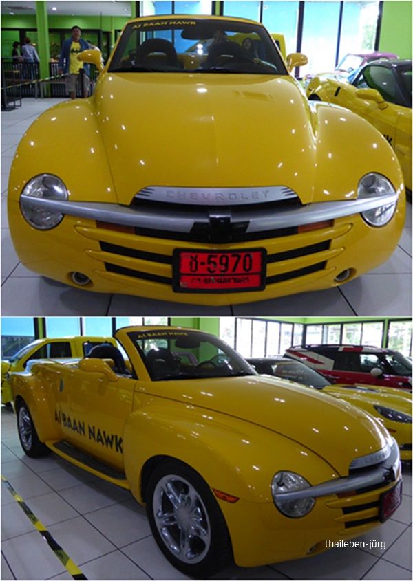 chevrolet gelb cabrio