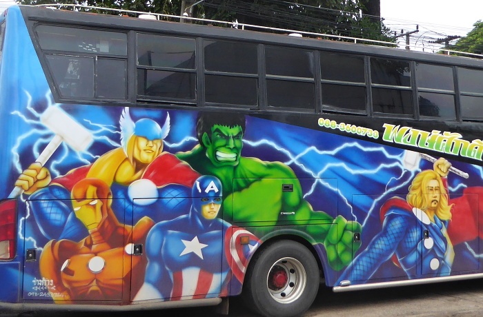 air brush comic figuren