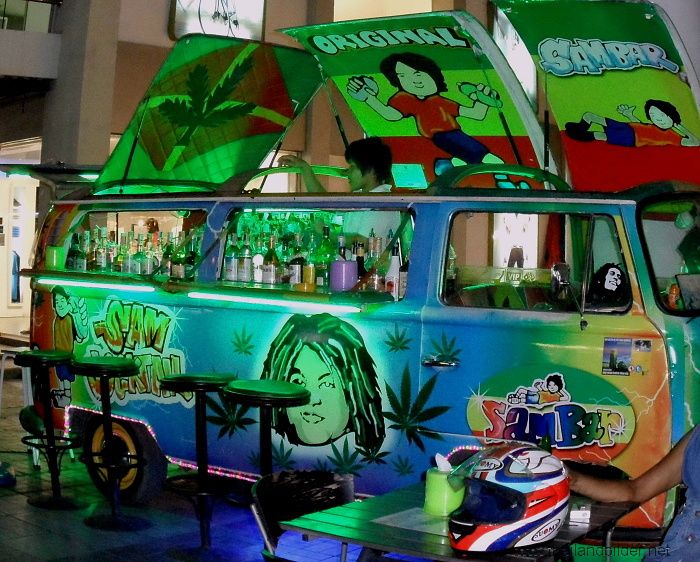 air brush vw bus reggae