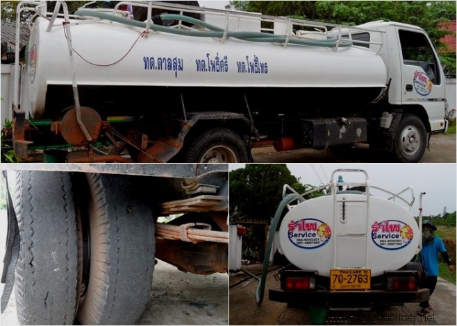 Kleinlastwagen sickergrube leeren