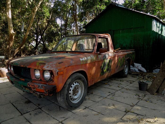 Rostauto zusammen geschustert